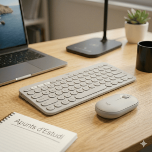 Teclat i ratolí sense fils Logitech Pebble
